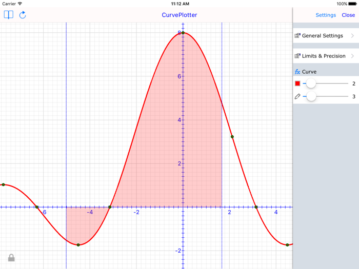 Curve Plot Graph Calc Lite