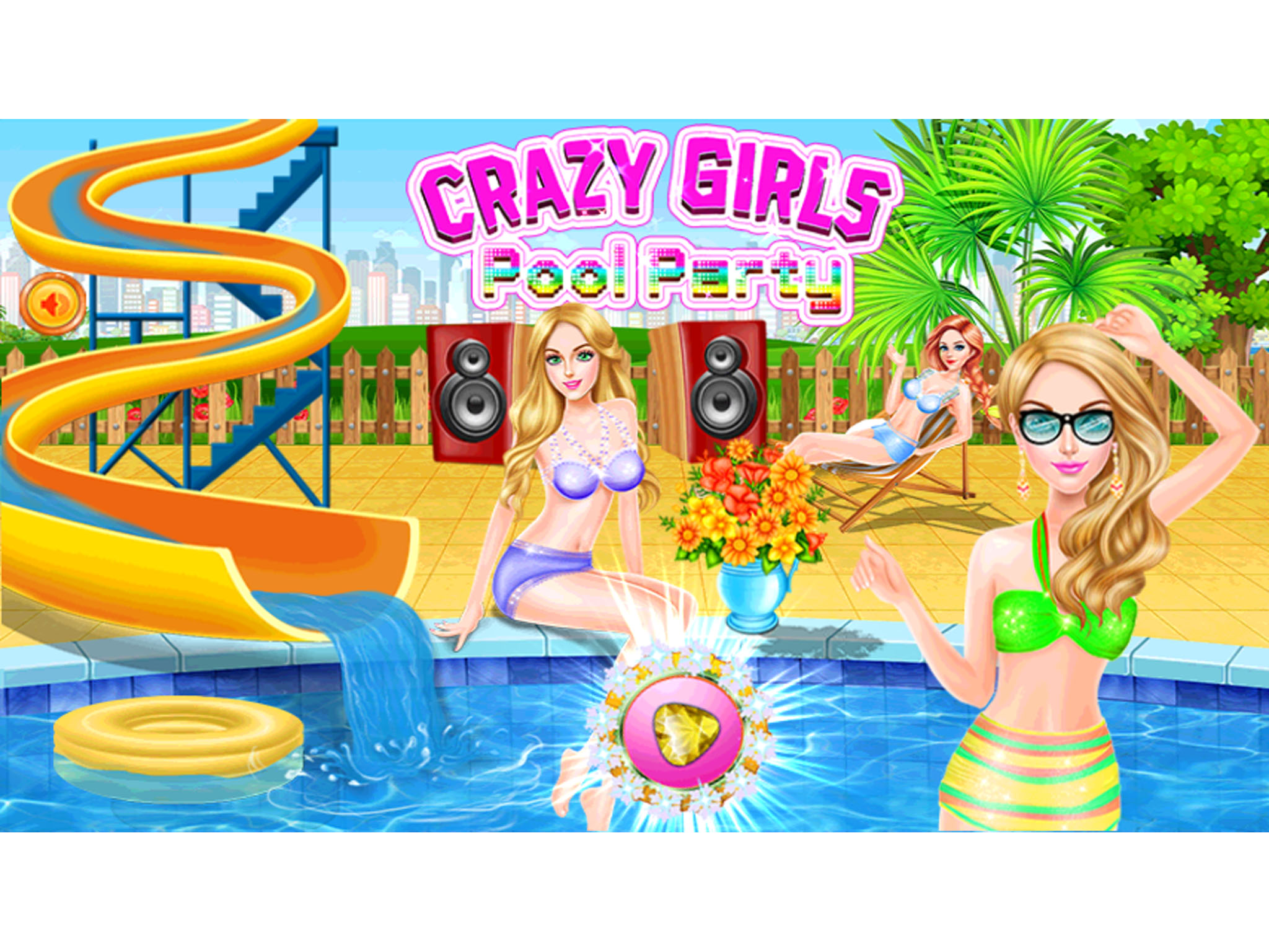 Crazy Girls Pool Party