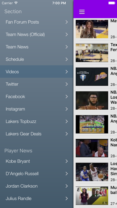 Screenshot #2 pour News Surge for Lakers News Free Edition