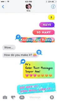 color text messages- customizer colorful texting iphone screenshot 1
