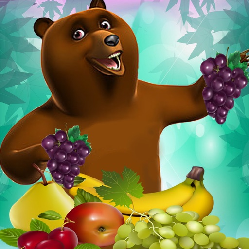 Hungry Fruit Bear Harvest Blast Matching Puzzler Games Free Icon