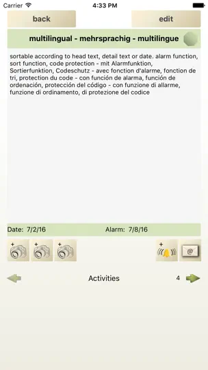 Capture d'écran de E&Q Notes sur iPhone 2