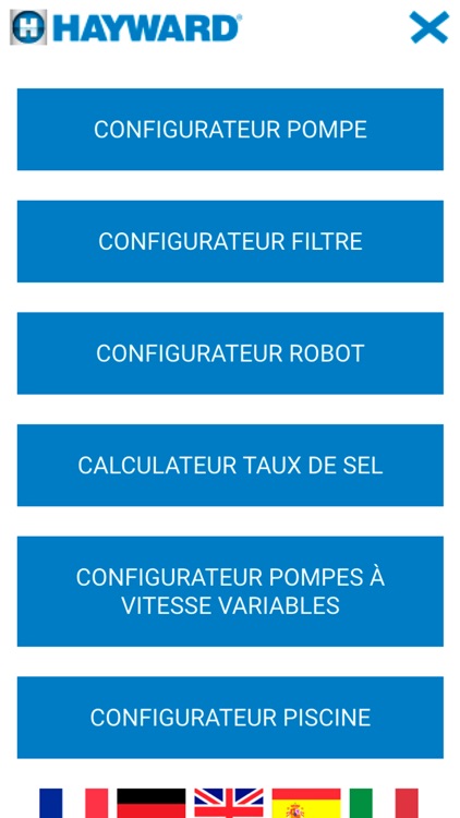 Configurateur Hayward