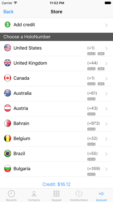 HoloNumber app screenshot
