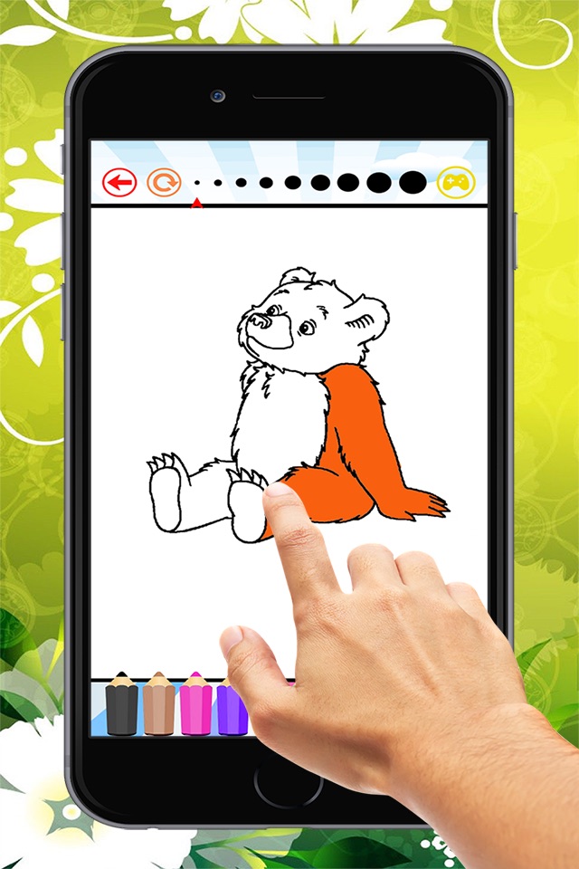 Panda Bear Coloring Book: Learn to Color a Panda, Koala and Polar Bear, Free Games for Children screenshot 2