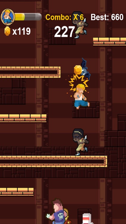 Dungeon Fighter - 8 Bit Endless Kung Fu Fighting Game screenshot-4