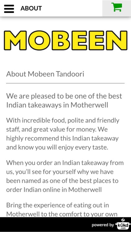 Mobeen Tandoori Indian Takeaway screenshot-3