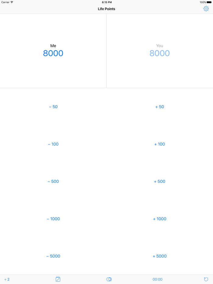 YugiCalc Life Point Calculator
