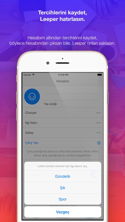 Leeper - Hava durumuna göre kombin önerileri screenshot-3