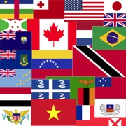 ‎National Country Flags of The World Map Quiz