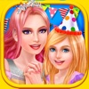 Princess Little Sister Birthday - Family Party Fun: Spa, Makeup & Royal Makeover Game