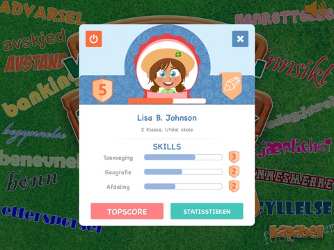 Words in the corner - Play and Learn to read Norwegian game for school kids screenshot 2