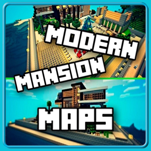 Modern Mansion MAPS for MINECRAFT PE ( Pocket Edition ) - Best Map App Icon