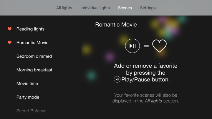 Screenshot #3 pour Hue TV - Control your lights