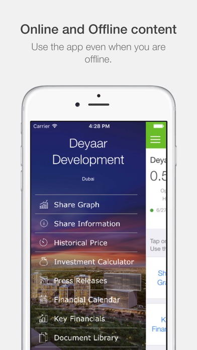 Screenshot #1 pour Deyaar Investor Relations