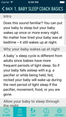 Game screenshot Baby Sleep Coach apk