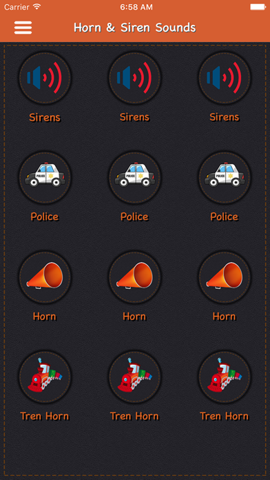 Screenshot #1 pour Horn & sirène sons - Horn & Siren Sounds