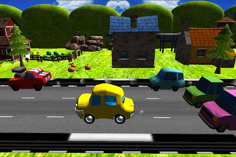 Extreme Toon Race : Craziest Car Driver Game screenshot 3