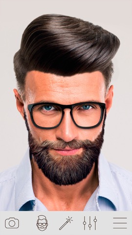Hair Changer Photo Booth - Men Hair Style Photo Effect for MSQRD Instagramのおすすめ画像2