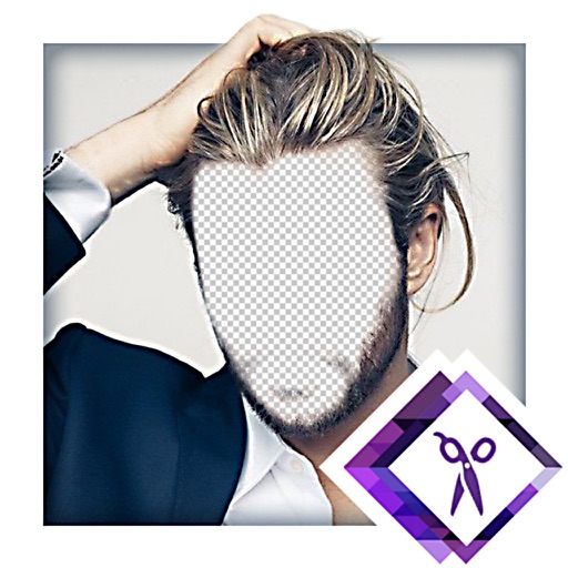 Men Hair Style Photo Montage Pro icon