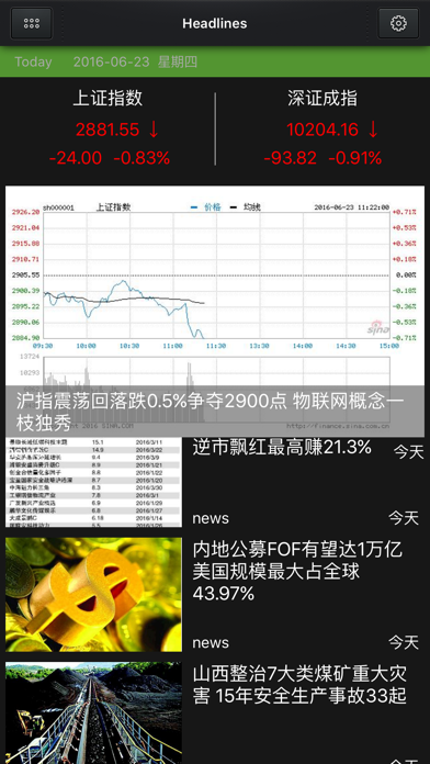 Screenshot #1 pour 财经新闻-股市行情财经基金证券头条报导