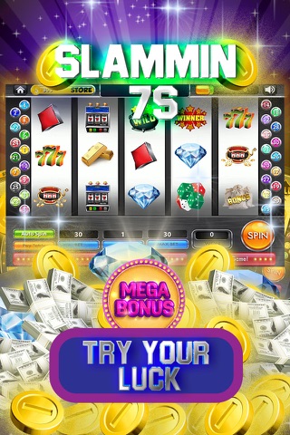 Slammin 7's SLOTS Machines – Casino Free VIP Slot Tournament Deluxe! Fantasy of Jackpot screenshot 3