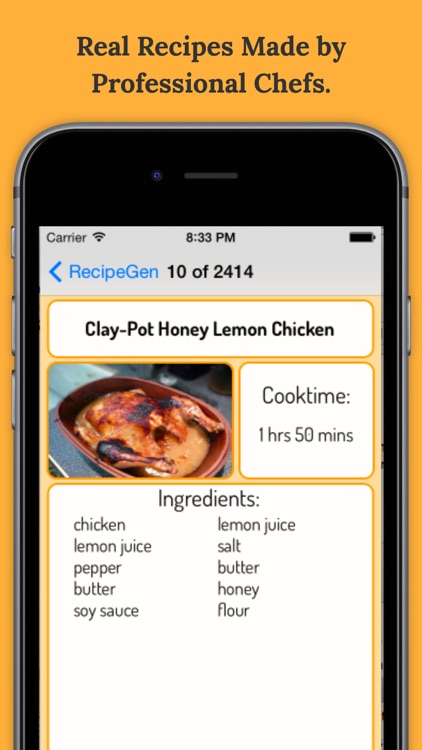 RecipeGen New Recipes By Ingredients