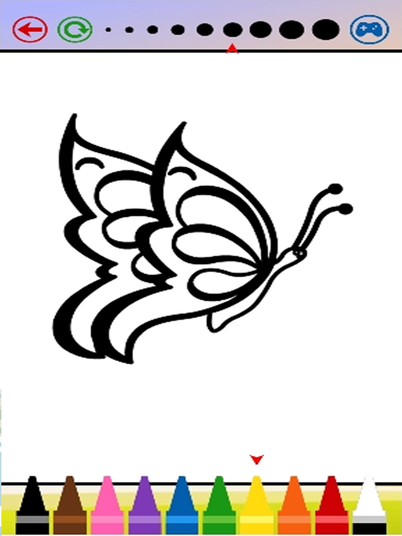 Screenshot #2 for Butterfly Coloring Book For Kids