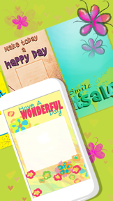 Greeting Cards Maker - Create 'Have a Nice Day' eCards and Invitation.s screenshot