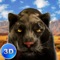 Try a panther survival in Black Wild Panther Simulator 3D