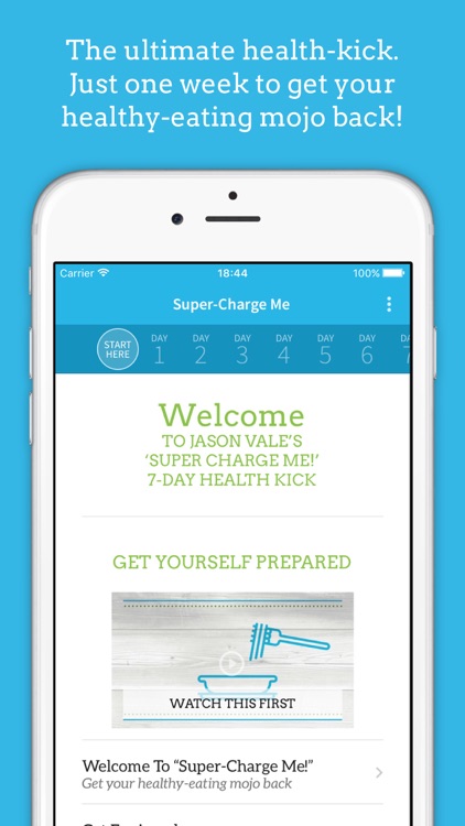 Jason Vale’s 7-Day ‘Super-Charge Me!’ Health Kick