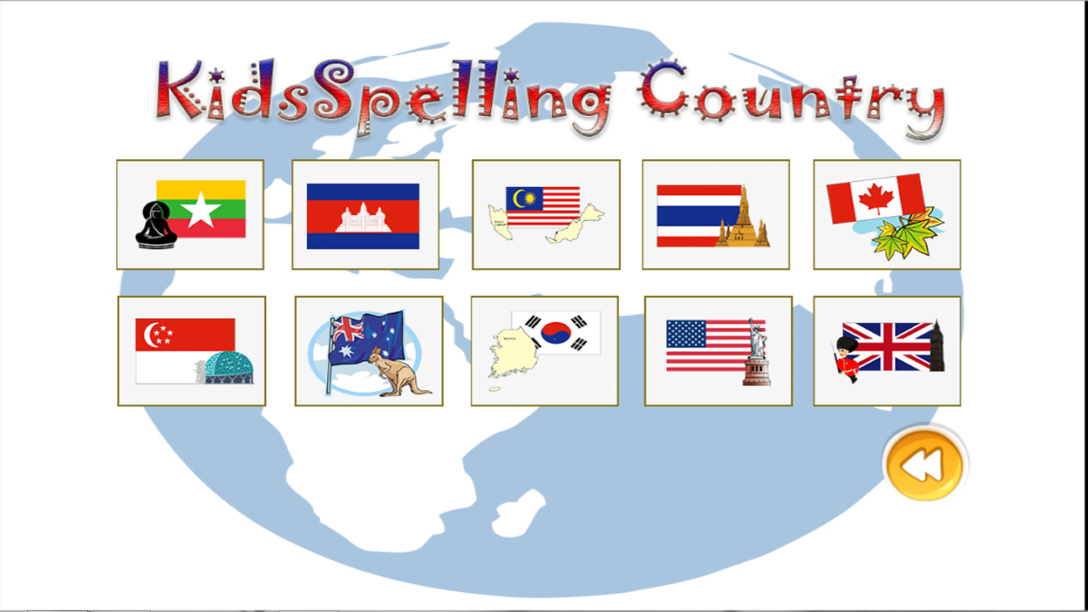 Kids Spelling Country screenshot 3