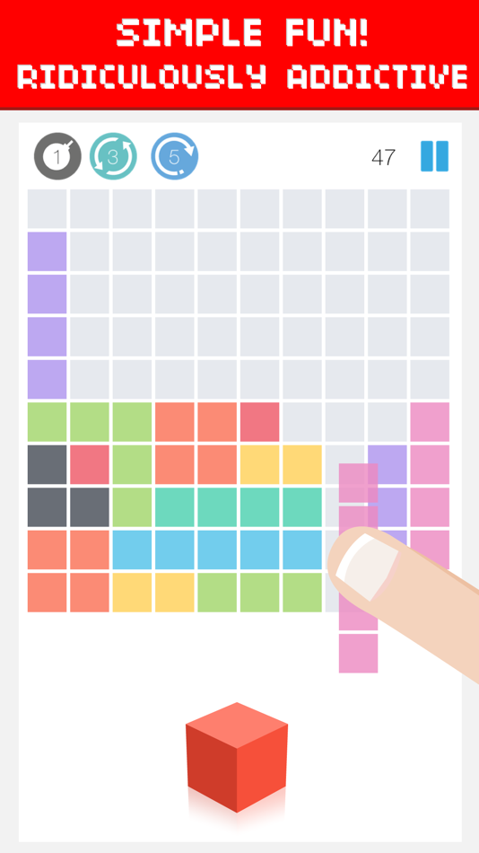 #1. A Block Party! Idle Grid Block Puzzle Games (iOS) Podle: Teerawut Sanprom