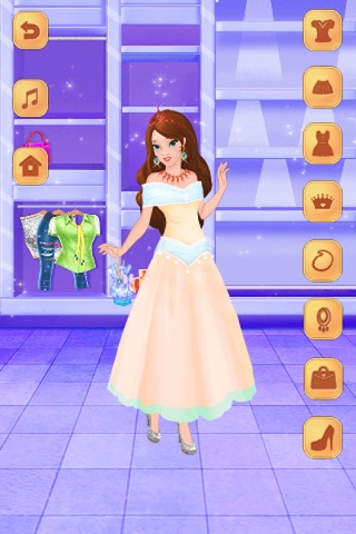 Cute Girl Dress Design: Girl Dress-Up - náhled