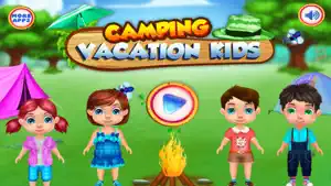 Camping Vacation Kids : summer camp games and camp activities in this game for kids and girls - FREE screenshot #1 for iPhone