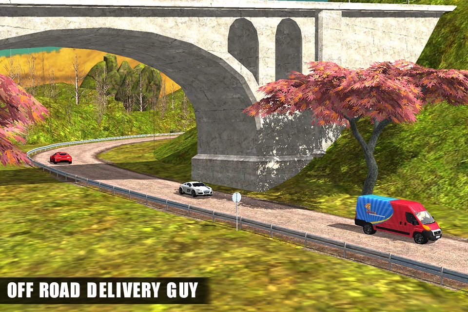 Pizza Delivery Van Simulator - City & Offroad Driving Adventure screenshot 2