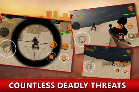 Bravo Sniper 3D Shooter - Shoot to Kill Terrorist Death Squad screenshot 4