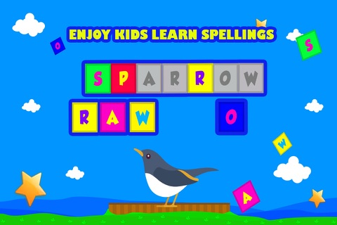 Kids Learn Spelling:English Spell and Letters Learning with Birds And Animals For Preschoolers screenshot 3