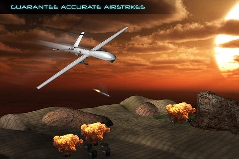 Drone Strike Combat Simulator: Air Strike Gunship Simulator Game screenshot 2