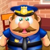 Hungry Policeman — Clancy eats donuts