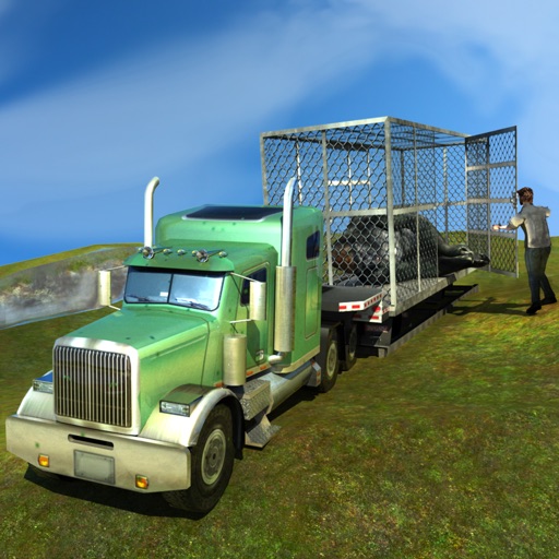 Wild African Animal Rescue Simulator: An Off-Road Transport Truck Game icon