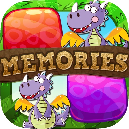 Memories Matching Dinosaur : Pair Picture  Educational Games For Kids Free