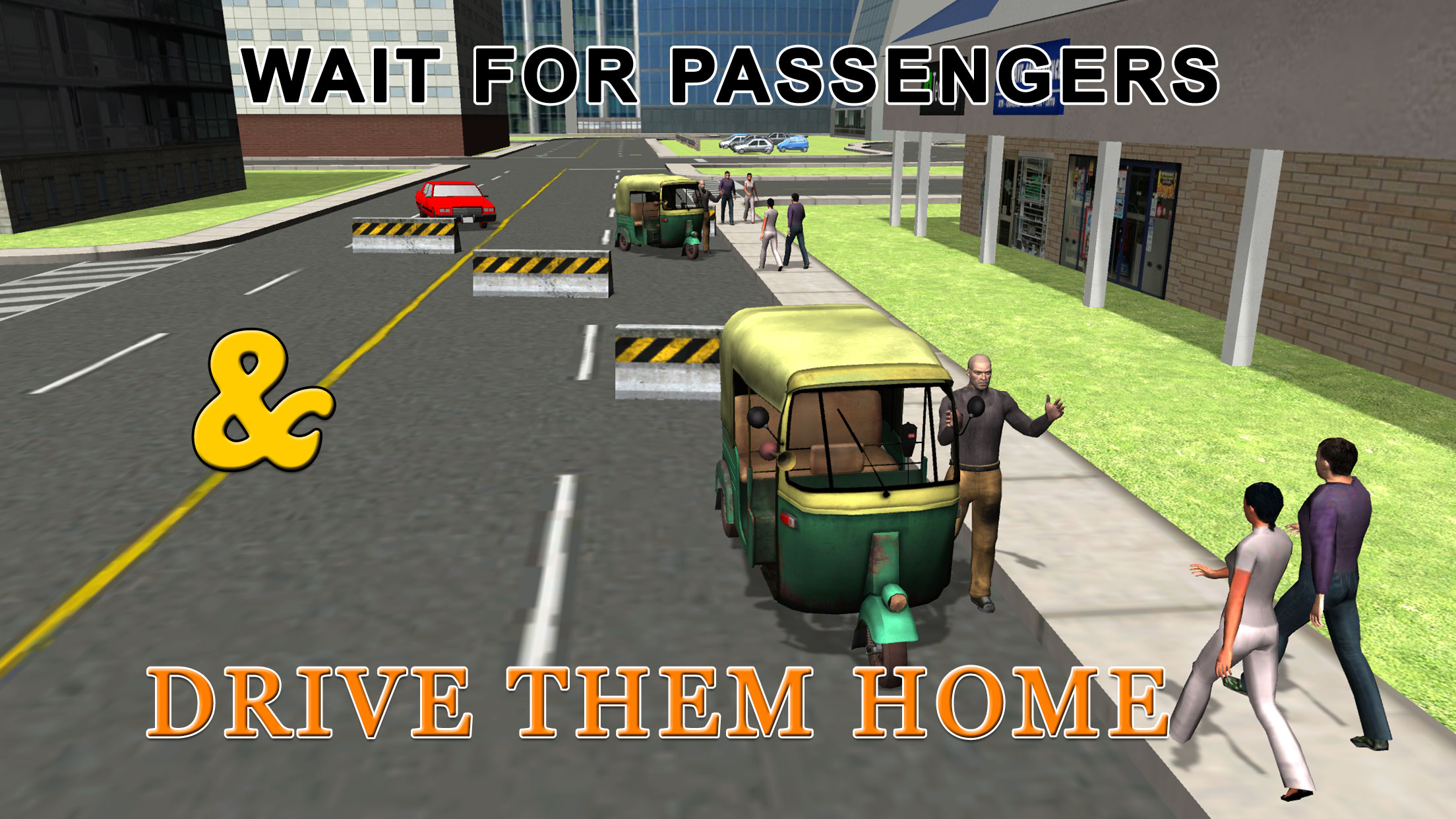 Tuk Tuk Simulator – Extreme driving & parking simulator game screenshot 3