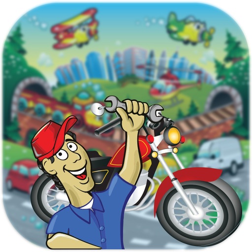 Bike Factory and repair Shop - Build, fix wash up & pimp my ride icon