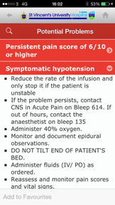 AppEase - SVUH Pain Guidelines screenshot
