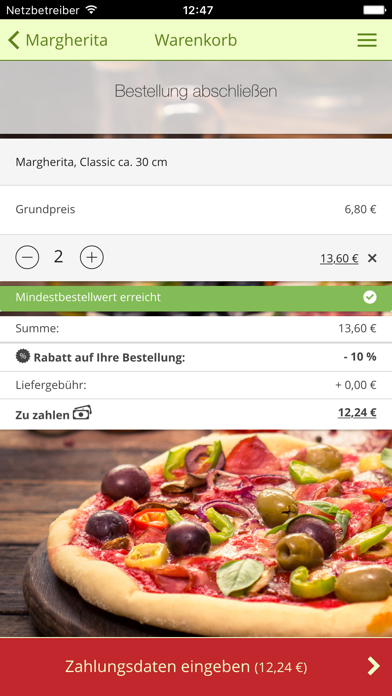 Screenshot #3 pour Pizzeria Fortuna