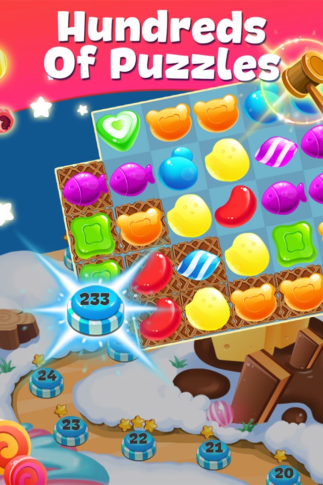 Sugar Sweetie - Swipe & pop best candy to dash crazy blast screenshot 2