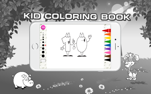 Coloring books (Number) : Coloring Pages & Learning Educational Games For Kids Free! screenshot 3