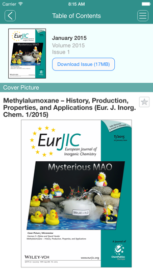 European Journal of Inorganic Chemistry(圖1)-速報App