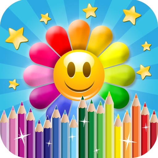 Flower Mania Drawing Pad - Free Addictive Paint, Draw, Scribble & Doodle Game HD! Icon